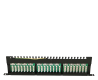 Extralink Patchpanel 24 porty 0.5U CAT6 UTP EX.9663 - 1323252 - zdjęcie 4
